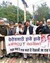 Dimple leads protest for Statehood, NLU in Jammu Dimple leads protest for Statehood, NLU in Jammu4