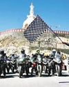 Changthang expedition flagged off from Shanti Stupa Changthang expedition flagged off from Shanti Stupa4
