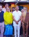 Education Minister Nityanand Gond receives Guru's blessings13