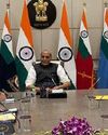Rajnath reviews security; meets PM14