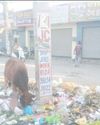 Piles of garbage on the main squares of Radaur city, anger among people YUGMARG NEWSPAPER