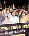 CM participates in candlelight march in protest against Pahalgam Terror attack YUGMARG NEWSPAPER