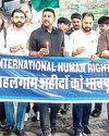 Candle march organized by International Human Rights organisation for Pahalgam victims : Vikrant Rana11