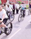 Fit India Sundays on cycle campaign against obesity: VC KUK YUGMARG NEWSPAPER