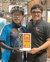 At 57, Rajiv Ohri creates record by cycling 40,075 km YUGMARG NEWSPAPER