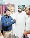 Cabinet ministers Lal Chand Kataruchak & Dr. Rav Jot Singh visit govt hospital Kalanaur & fire brigade office Gurdaspur YUGMARG NEWSPAPER