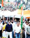 Massive Tiranga rally held with Patriotic slogans of "Bharat Mata Ki Jai" and "Vande Mataram" YUGMARG NEWSPAPER