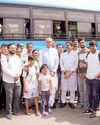 Gujarat Governor Acharya Devvrat travels by public bus, sets example of simplicity and public connect YUGMARG NEWSPAPER