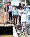DC inspects city's drains and sewers YUGMARG NEWSPAPER