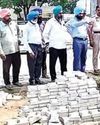 Strict vigil on quality: Dr. Charanjit Singh inspects ongoing works YUGMARG NEWSPAPER