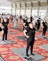 Block level yoga day programme to be held today at Vyaspur Grain Mandi YUGMARG NEWSPAPER