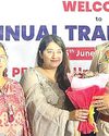 SP Manoj Thakur interacts with NCC Naval Cadets at Partap World School YUGMARG NEWSPAPER