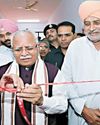 Union Minister Manohar Lal inaugurates office of Baba Banda Singh Bahadur Lohgarh Foundation Trust in Yamunanagar YUGMARG NEWSPAPER
