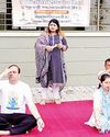 Yoga session conducted in ITI Naihariya under theme "Yoga for one earth, one health" YUGMARG NEWSPAPER