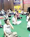 International Yoga Day observed in DAV School YUGMARG NEWSPAPER