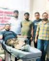 60th blood donation camp organised on Divyanshu Buddhiraja's birthday YUGMARG NEWSPAPER