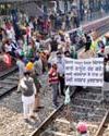 Farmers block railway tracks across Punjab; detentions, clashes reported Farmers block railway tracks across Punjab; detentions, clashes reported1