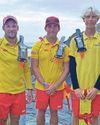 Beach lifeguards praised for rip current rescue Beach lifeguards praised for rip current rescue9