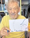 Sir Ian McKellan helped charity with a doodle7