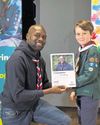 Saul wins national Scouting award for his selfless efforts7
