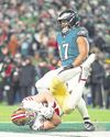 Defending champions Eagles KO'd by the 49ers28