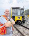 Richard proud to drive train's final service Richard proud to drive train's final service0