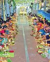 ஊத்துக்கோட்டை அருகே சுருட்டப்பள்ளியில் பள்ளிகொண்டீஸ்வரர் கோயிலில் விளக்கு பூஜை விமரிசை - தீர்க்க சுமங்கலியாக வாழ பெண்கள் வேண்டுதல்99
