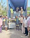 நகர்ப்புற உள்ளாட்சி தேர்தலில் பயன்படுத்த காஞ்சிபுரம் கொண்டுவரப்பட்ட புதிய வாக்குப்பதிவு கருவிகள்90