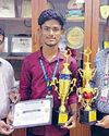 மாநில அளவிலான யோகா போட்டியில் வென்று திருவேற்காடு எஸ்ஏ கல்லூரி மாணவன் சாதனை112