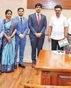 தேசிய நீர் விருது, நீர் பாதுகாப்பில் பொதுமக்கள் பங்களிப்பு ஜனாதிபதி விருது பெற்ற கலெக்டர்கள் முதல்வரிடம் வாழ்த்து4