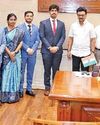 தேசிய நீர் விருது, நீர் பாதுகாப்பில் பொதுமக்கள் பங்களிப்பு ஜனாதிபதி விருது பெற்ற கலெக்டர்கள் முதல்வரிடம் வாழ்த்து2