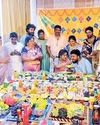 ஆந்திர மாநிலம் ஏலூர் மாவட்டத்தில் மாமியார் வீட்டில் மருமகனுக்கு 1,116 வகை விருந்து7