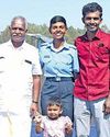 விமானப்படையில் அதிகாரியாக திருநெல்வேலி பெண் சாதனை5