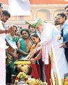 திருச்சியில் பொங்கல் வைத்த அமித்ஷா3