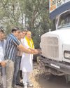 MLA Yudhvir Flags off Addl Water Tankers to ease water crisis in East Constituency10