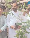 On Ramesh Bidhuri's birthday, BJP leader Jameel Khan distributed saplings and gave a message to save the environment. On Ramesh Bidhuri's birthday, BJP leader Jameel Khan distributed saplings and gave a message to save the environment.1