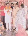 MLA Jasrotia and wife Aruna organize Kirtan and Bhandara at Durga Mata Temple, Barwal0