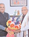 LG Kavinder Gupta meets Union Minister Manohar Lal Khattar in Delhi; discusses key development projects0