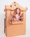 When cardboard becomes a castle When cardboard becomes a castle