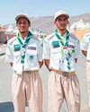 3 pairs of Saudi twins join Mina Haj Scouting Camp to serve pilgrims 3 pairs of Saudi twins join Mina Haj Scouting Camp to serve pilgrims27