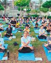 Community events, glamour, puppies mark Yoga Day in UAE2