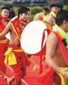 Hamdan highlights 'roar of the drum' dance in New Delhi45