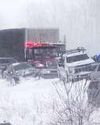 100 vehicles pile up in Michigan crash19