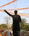Statue of Biju Patnaik set afire in Odisha's Balangir NF Times