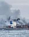 Navy's daring mid-sea rescue stabilises drifting cargo vessel off Kerala coast amid raging fire, high seas NF Times