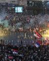 Dozens of anti-government protesters detained during clashes with riot police in Serbia NF Times