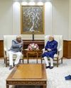 Nitish along with Lalan and Samrat meet Modi in Delhi2