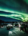 GETTING UP CLOSE AND PERSONAL WITH THE NORTHERN LIGHTS IN THE STUNNING LAPLAND LANDSCAPE OF FINLAND