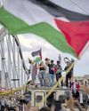 Flotilla sets sail, in bid to break blockade of Gaza Los Angeles Times