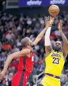 Defense helps Lakers win sixth in row, grow West lead over Rockets54